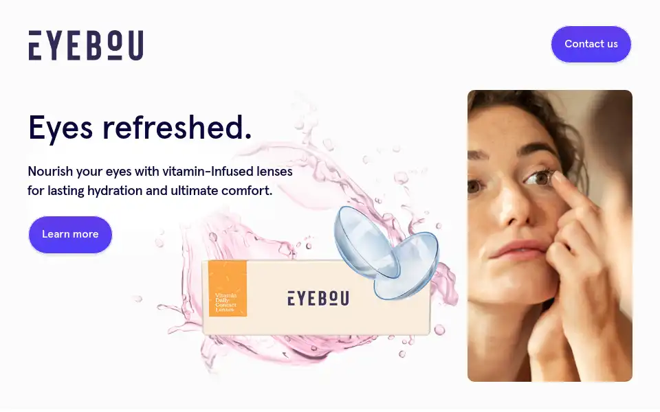 Screenshot of eyebou.com