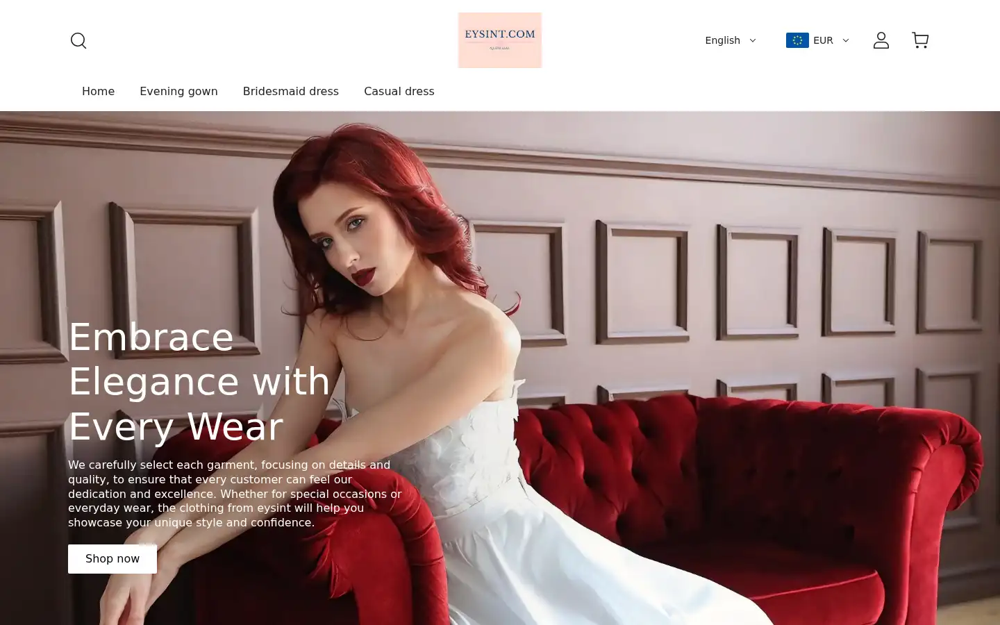 Screenshot of eysint.com