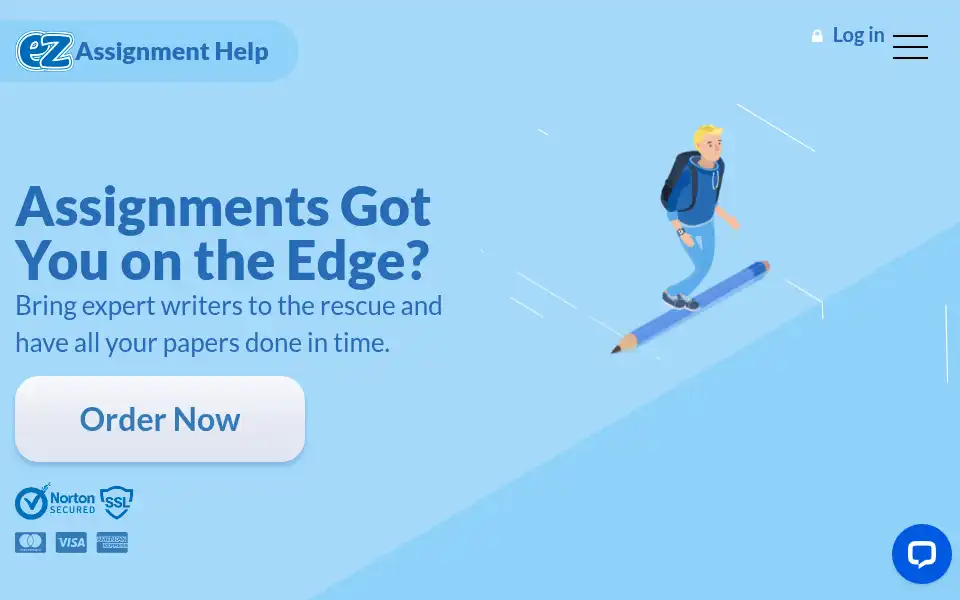 Screenshot of ezassignmenthelp.com