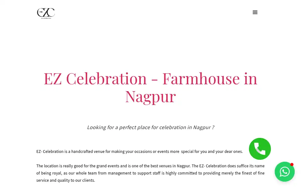 Screenshot of ezcelebration.in
