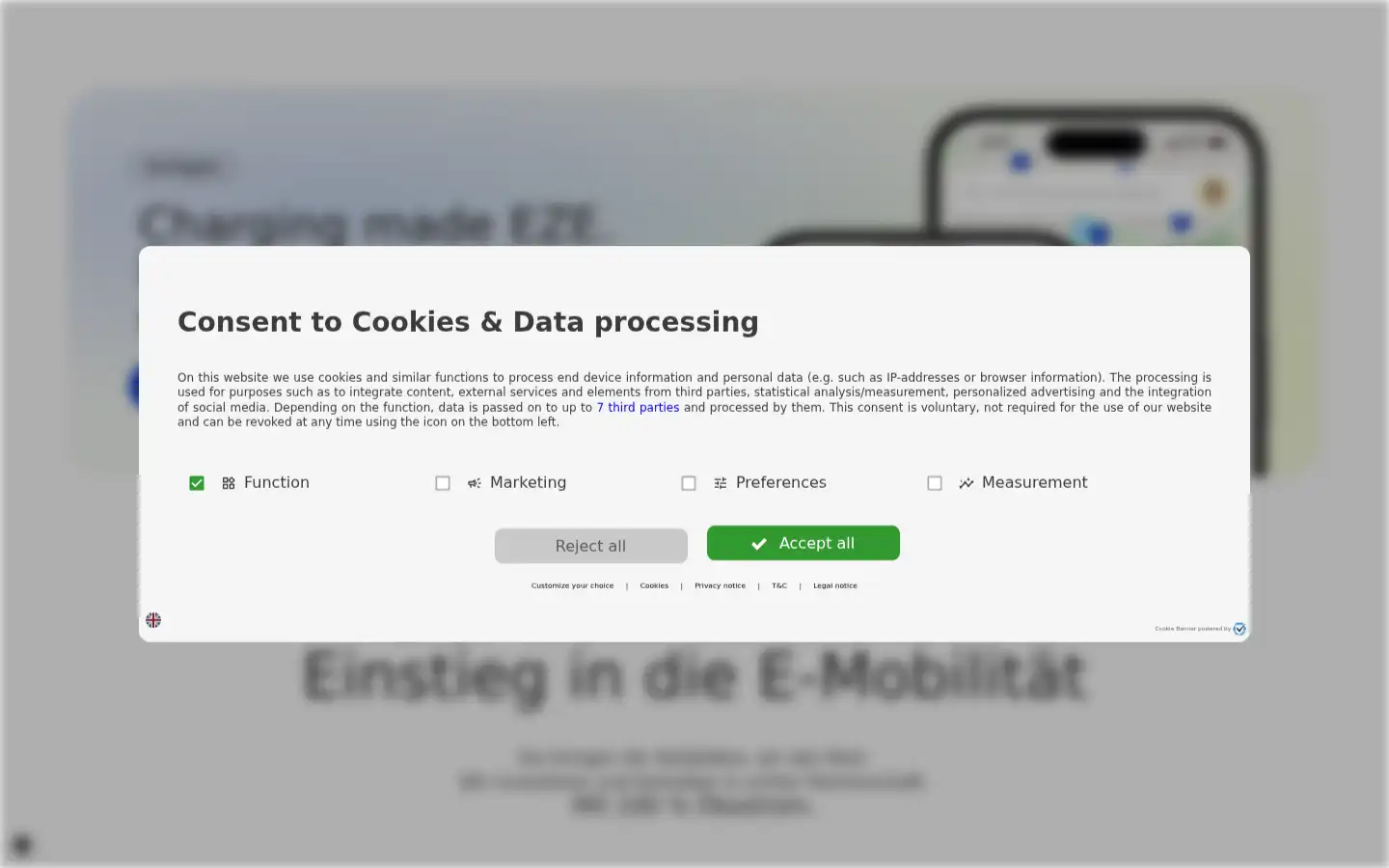 Screenshot of eze.network
