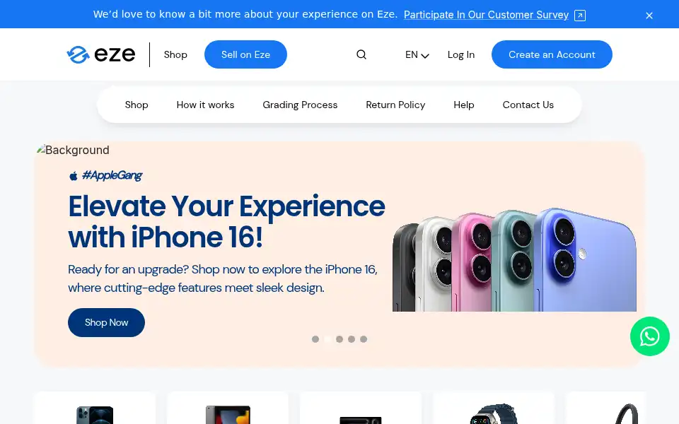 Screenshot of ezewholesale.com