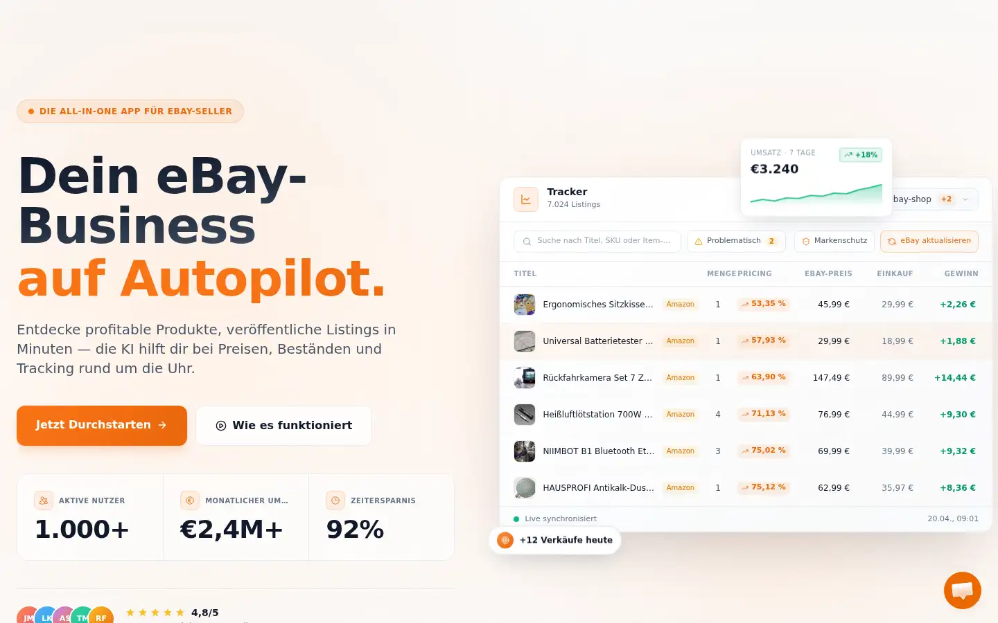 Screenshot of ezfox.ai