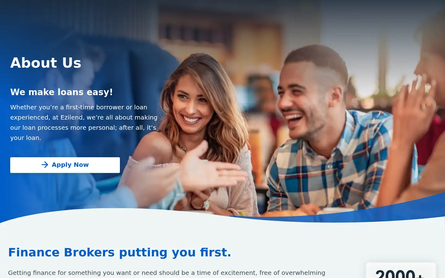 Screenshot of ezilend.com.au