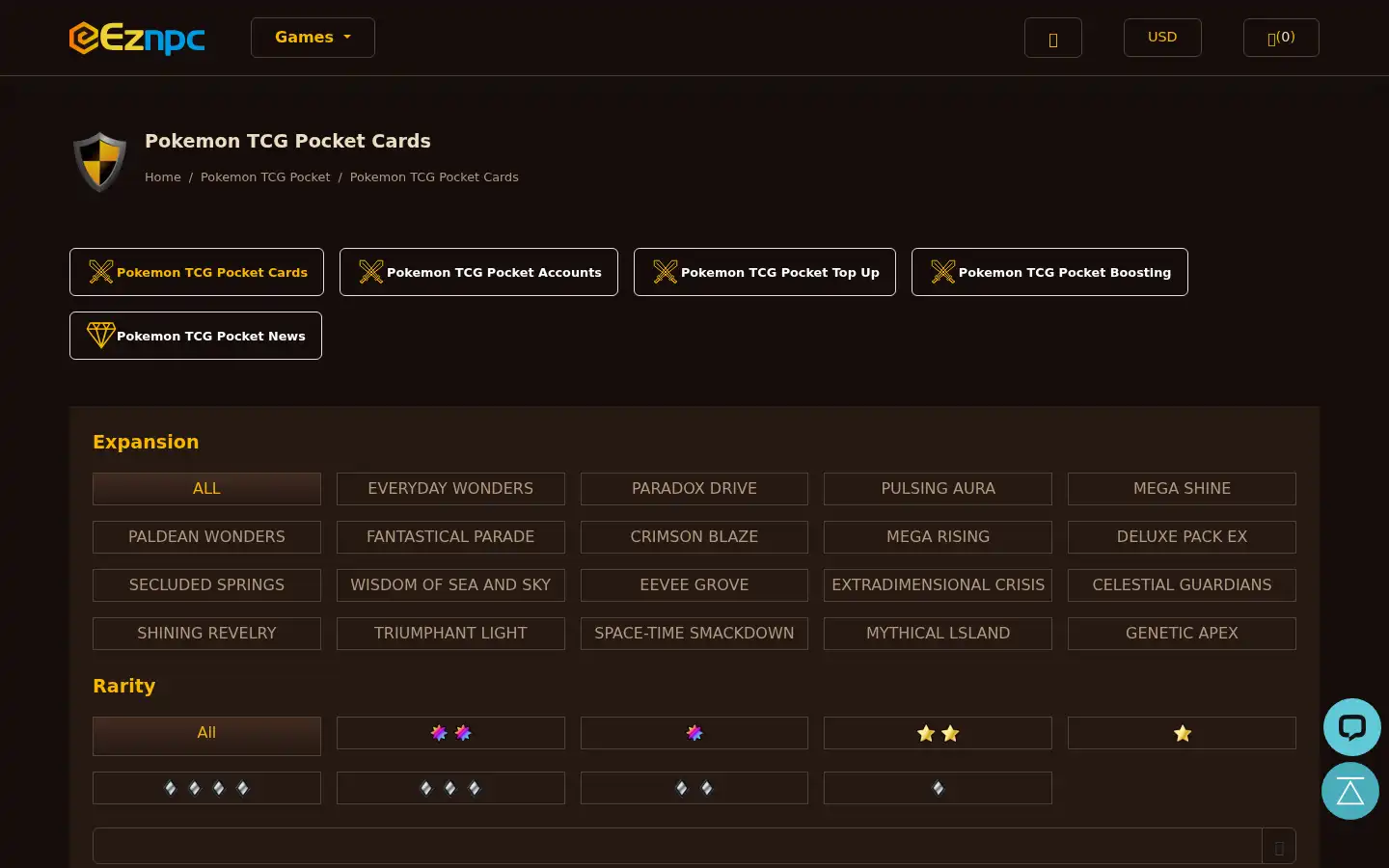Screenshot of eznpc.com
