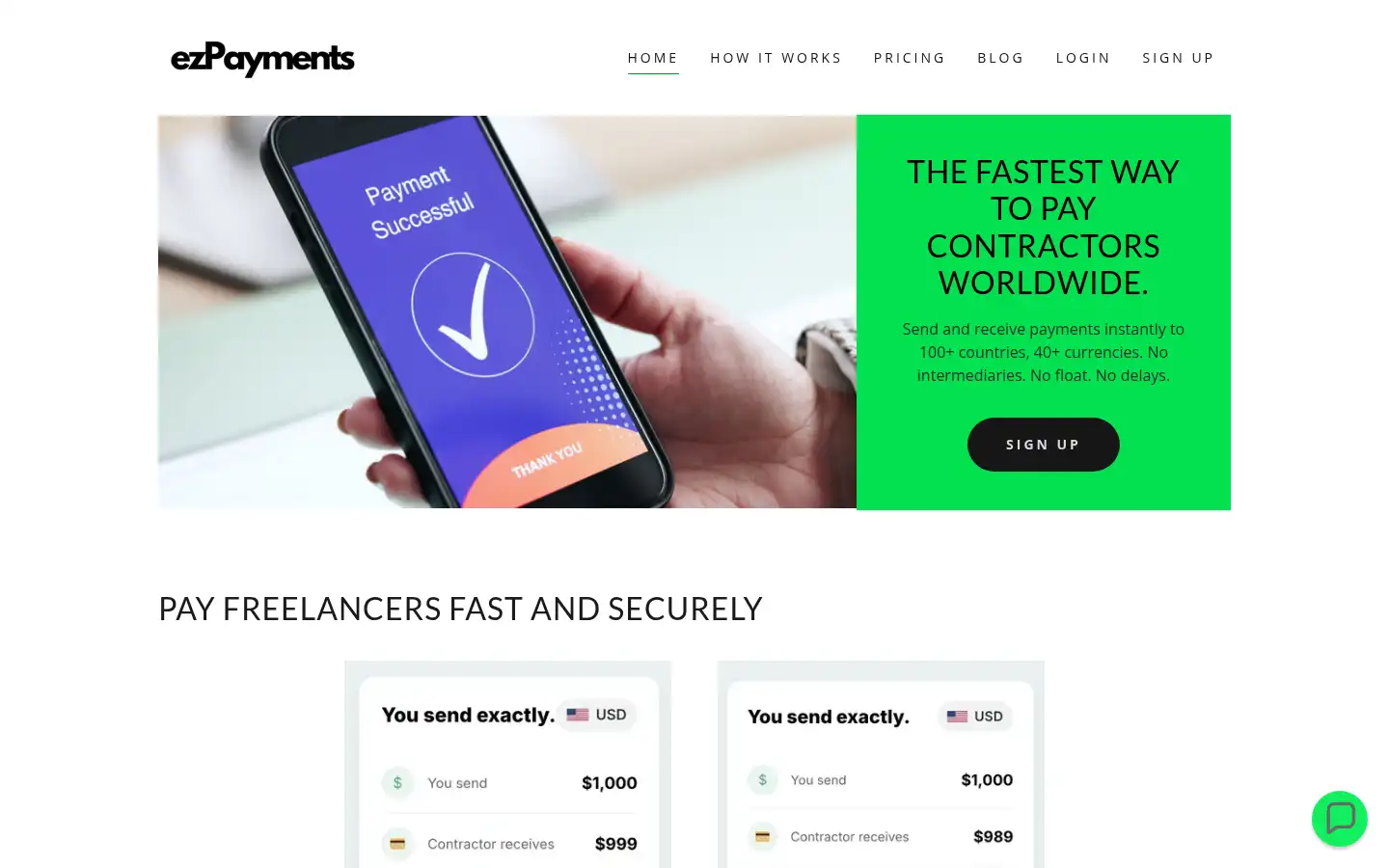 Screenshot of ezpayments.co