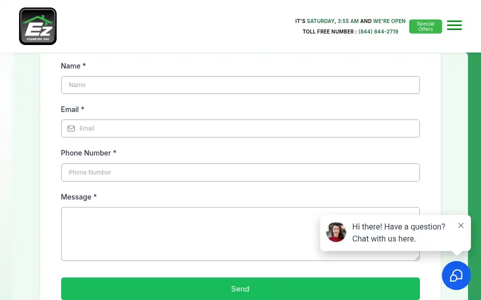 Screenshot of ezplumbingusa.com