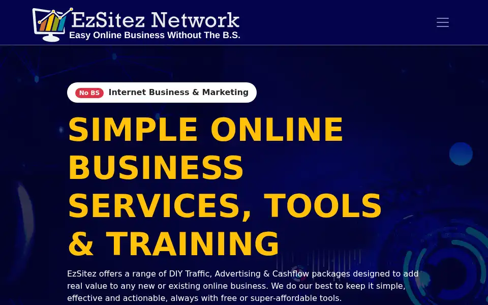 Screenshot of ezsitez.com