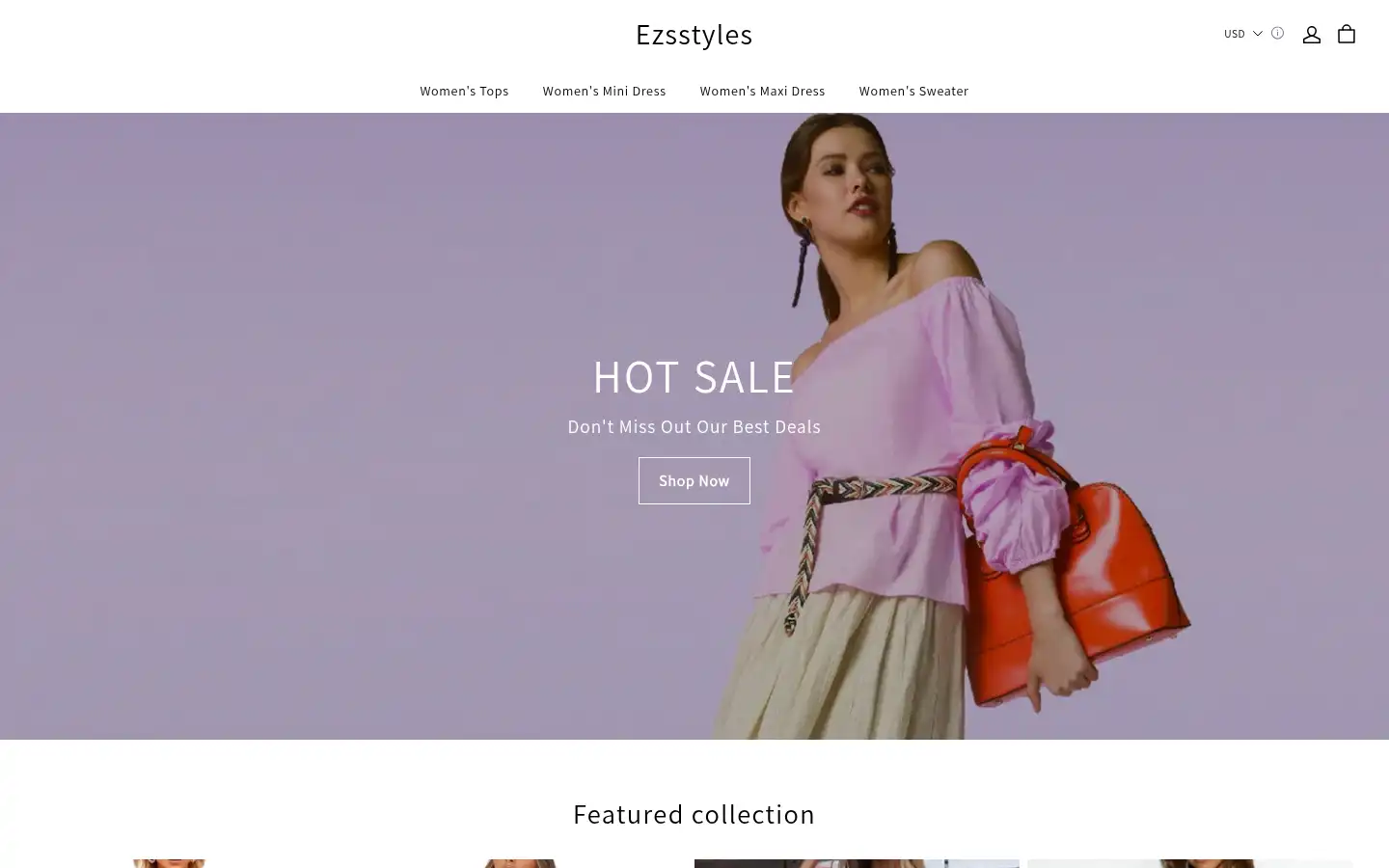Screenshot of ezsstyle.com