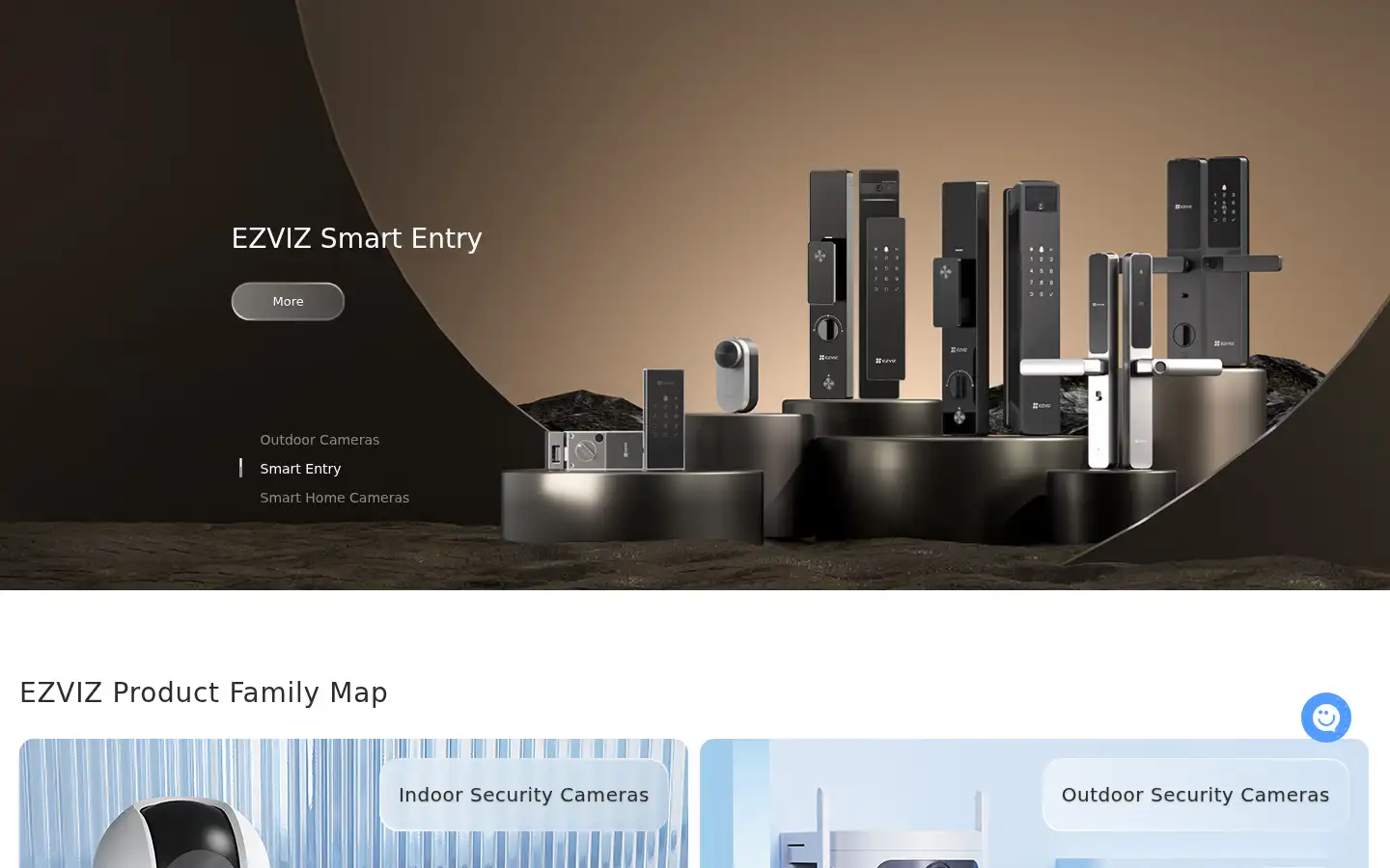 Screenshot of ezvizlife.com