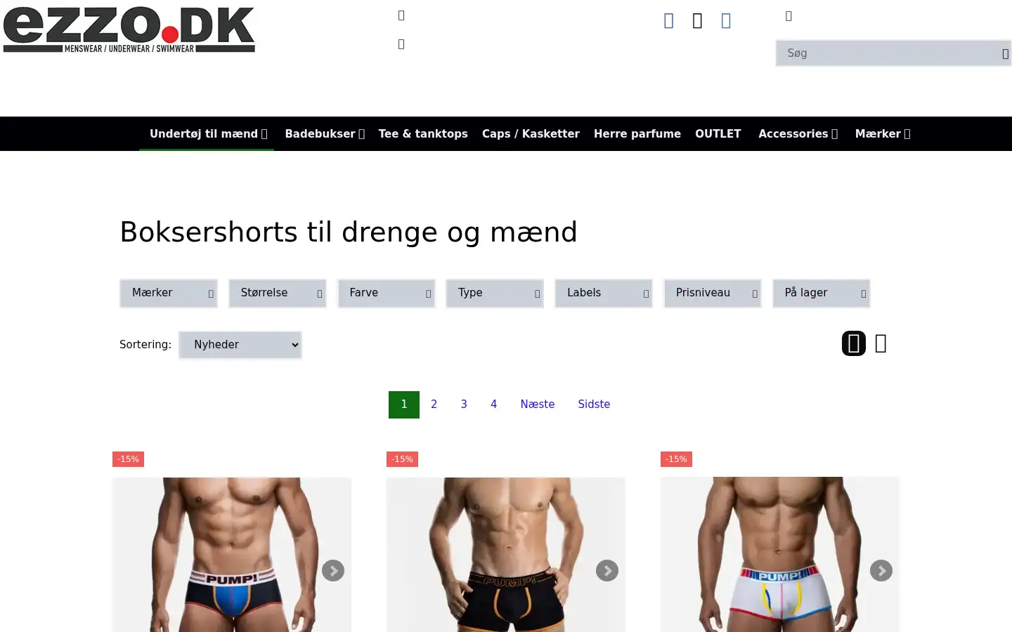 Screenshot of ezzo.dk