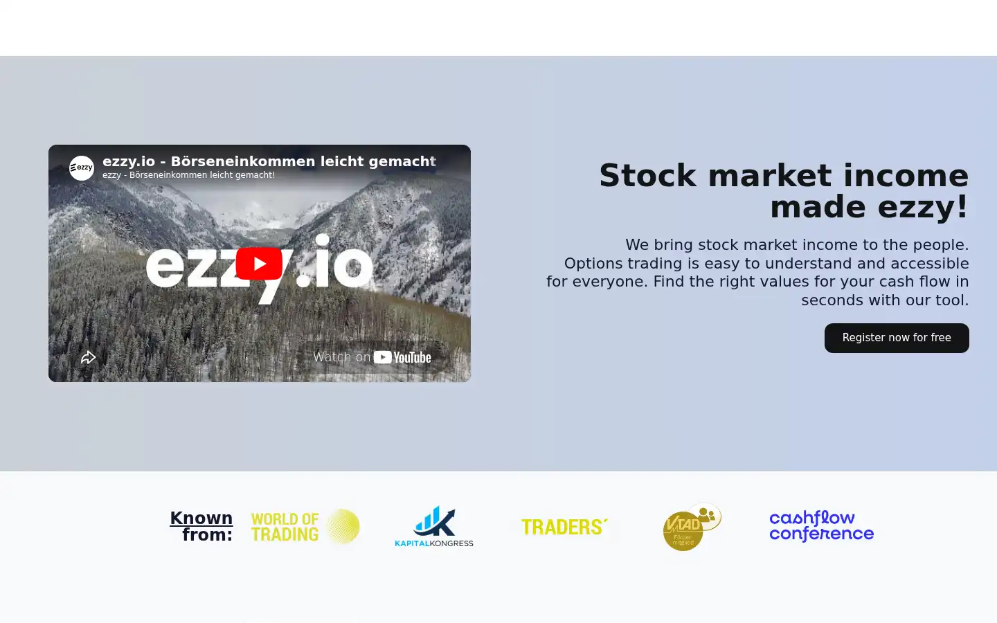 Screenshot of ezzy.io