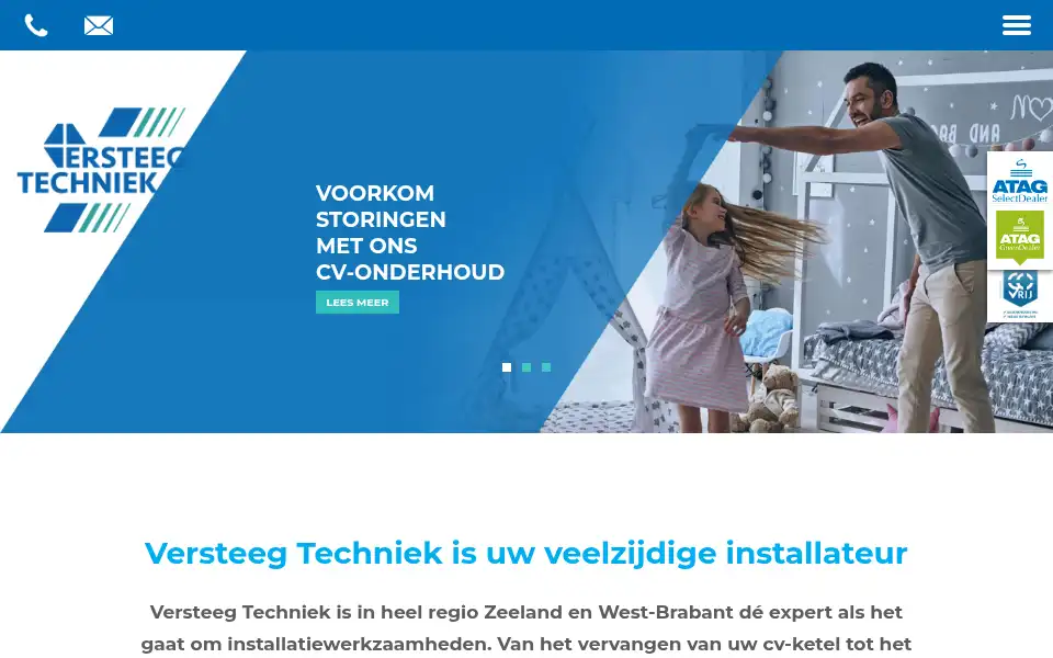 Screenshot of fa-versteeg.nl