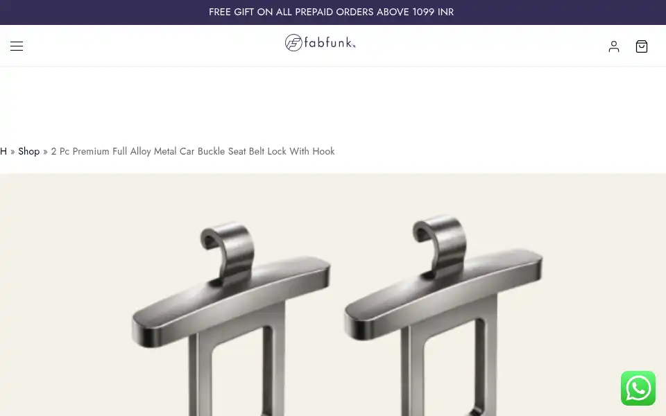 Screenshot of fabfunk.in