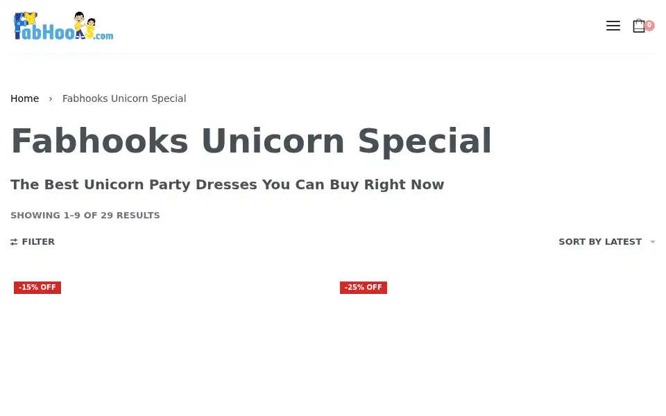 Screenshot of fabhooks.com