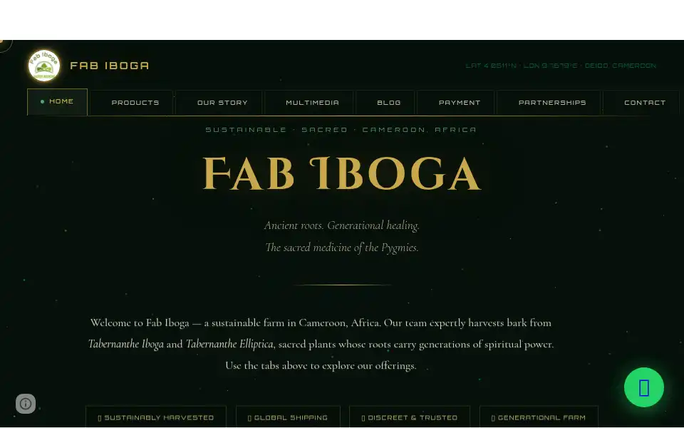 Screenshot of fabiboga.com
