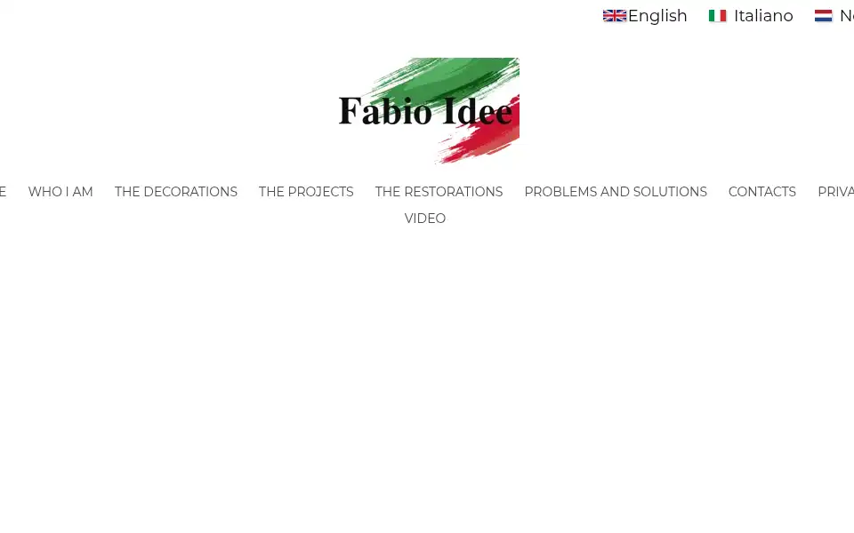 Screenshot of fabioidee.com