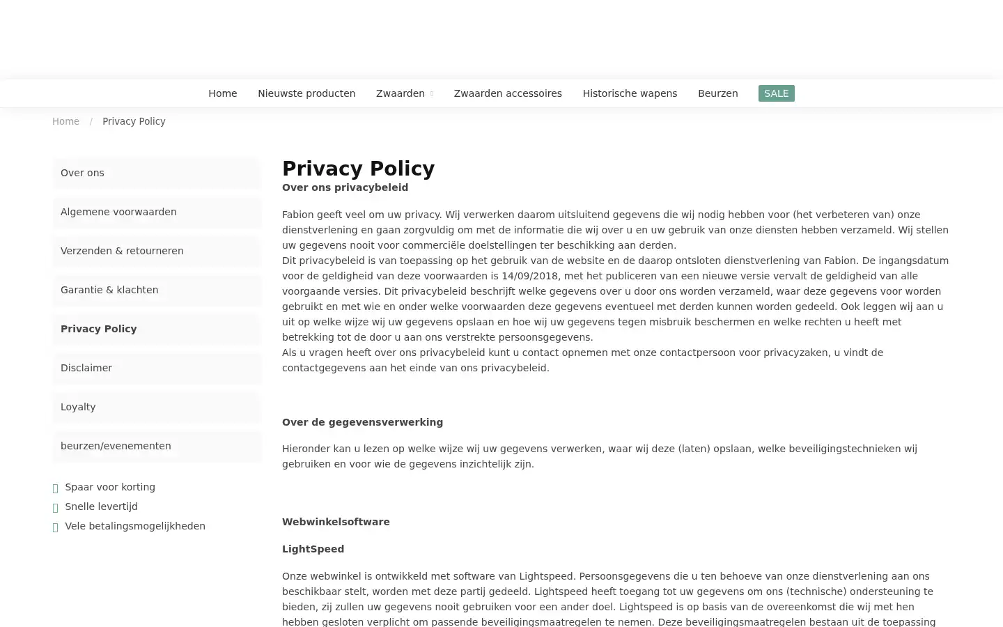 Screenshot of fabion.nl