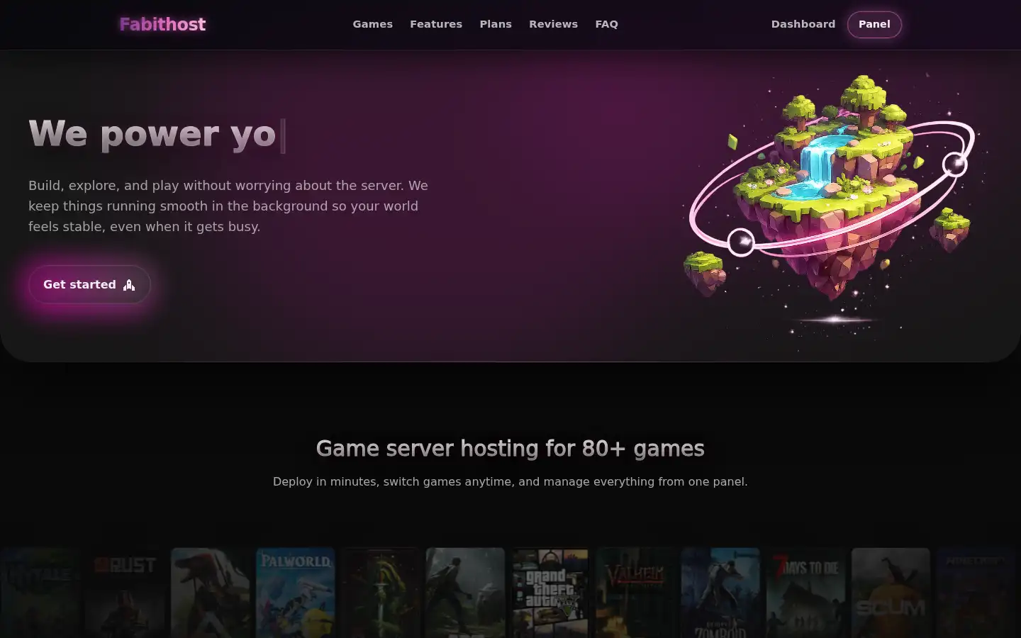 Screenshot of fabithost.com