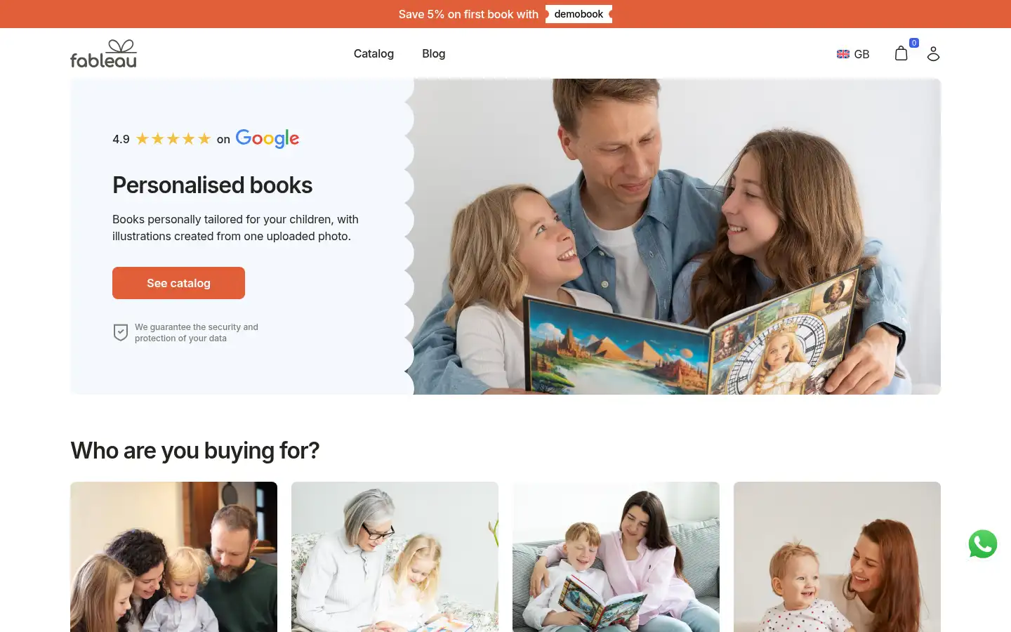 Screenshot of fableau.com