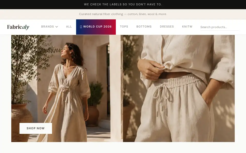 Screenshot of fabricaly.com