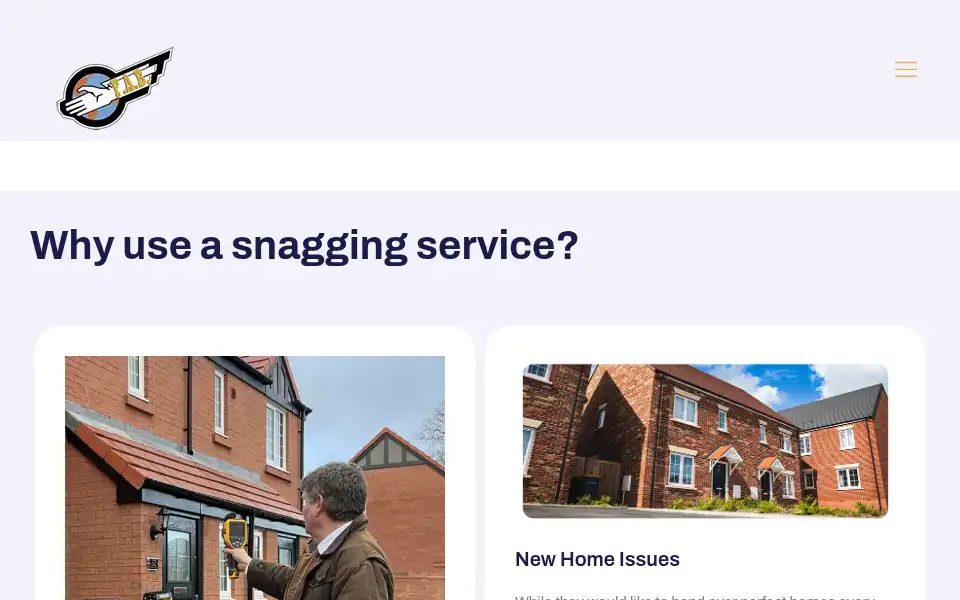 Screenshot of fabsnagging.co.uk