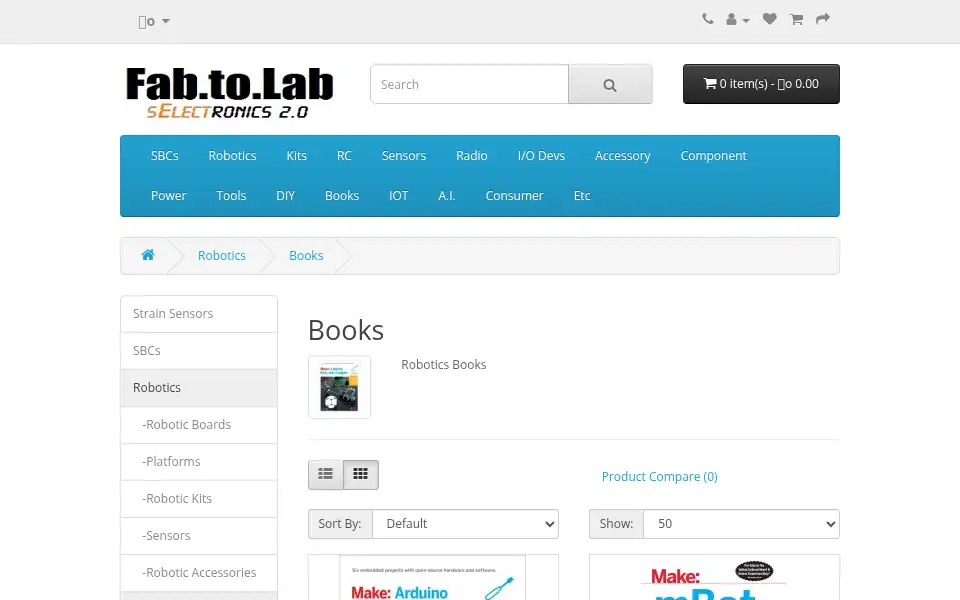 Screenshot of fabtolab.com