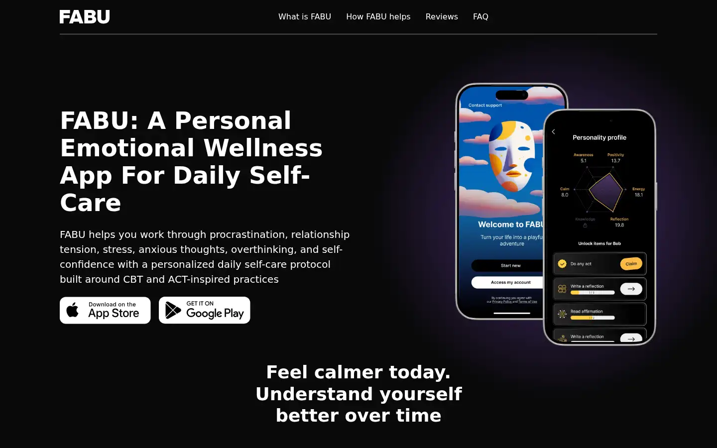 Screenshot of fabu.care