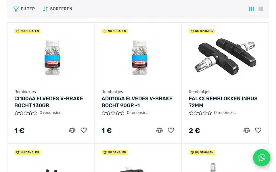 Screenshot of facebike.nl