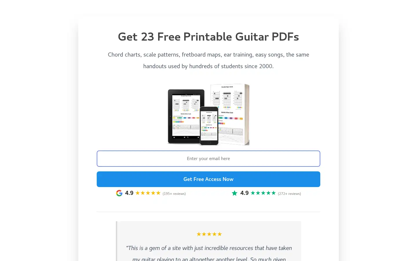 Screenshot of fachords.com