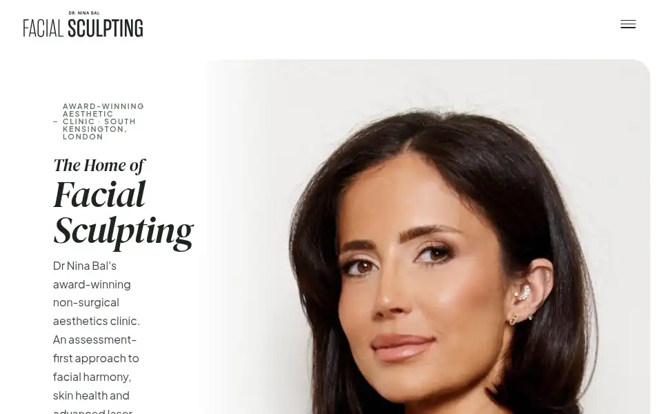 Screenshot of facialsculpting.co.uk