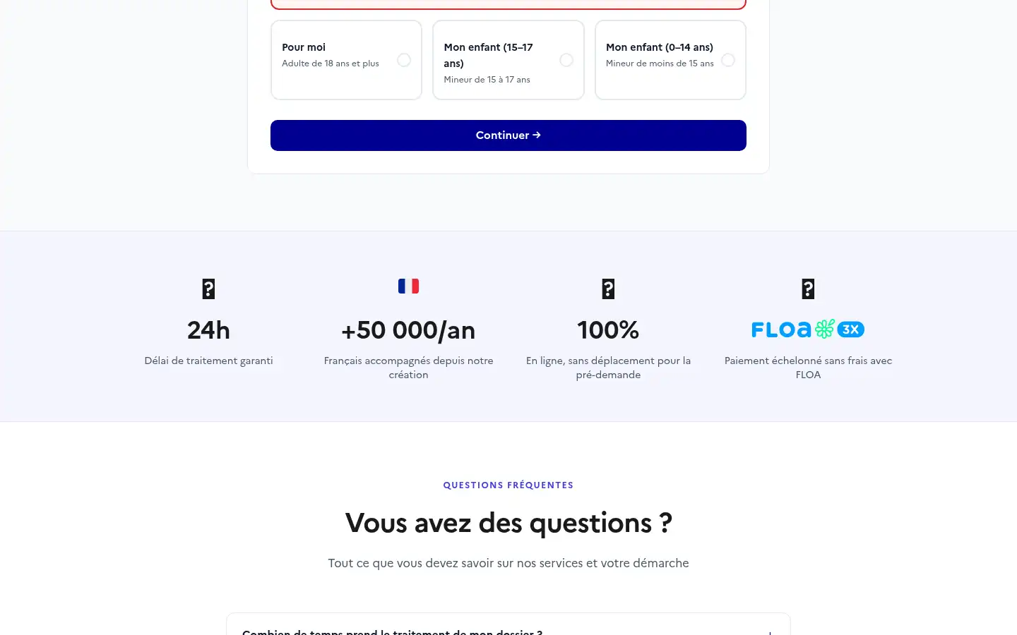 Screenshot of facile-formalites.fr