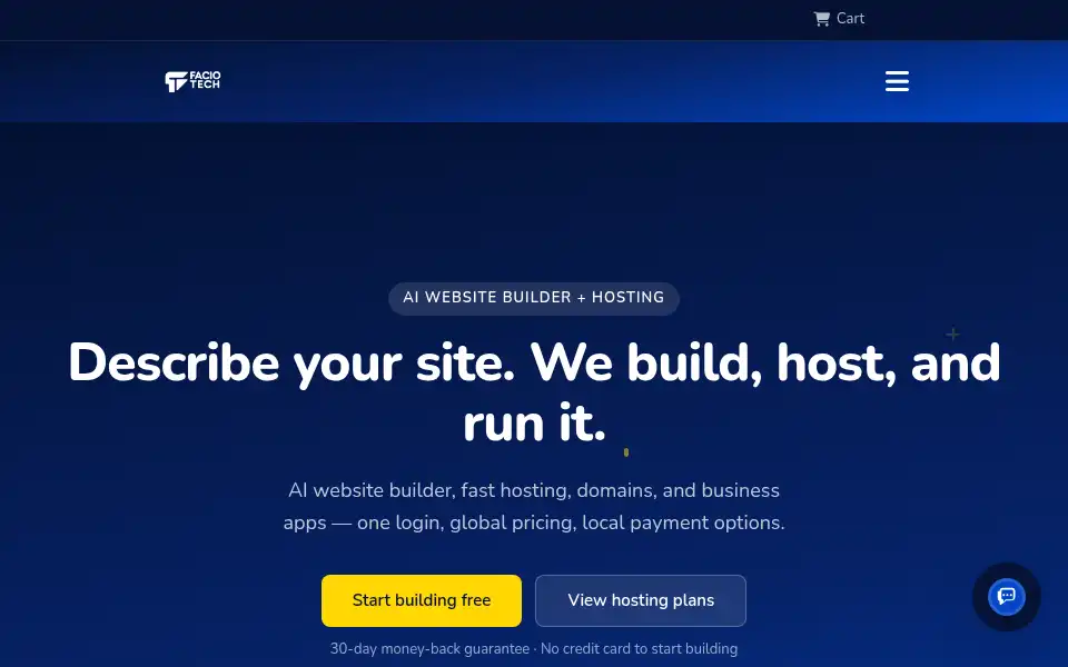 Screenshot of faciotech.com