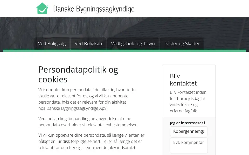 Screenshot of factum2.dk
