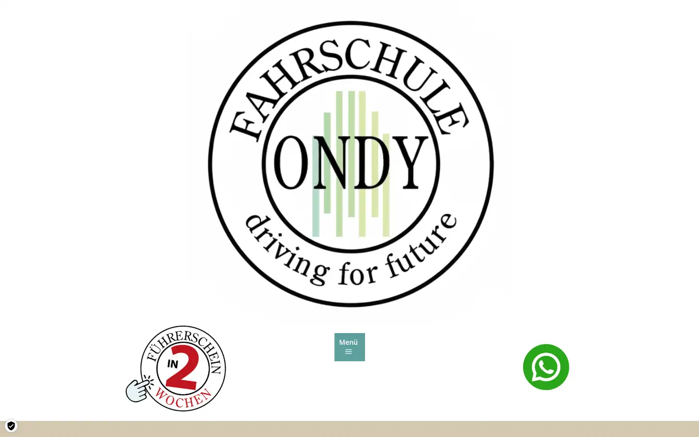 Screenshot of fahrschule-ondy-muenster.de