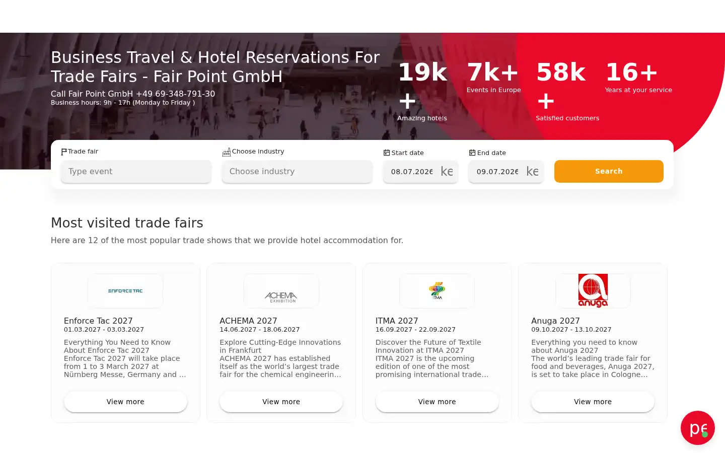 Screenshot of fair-point.com