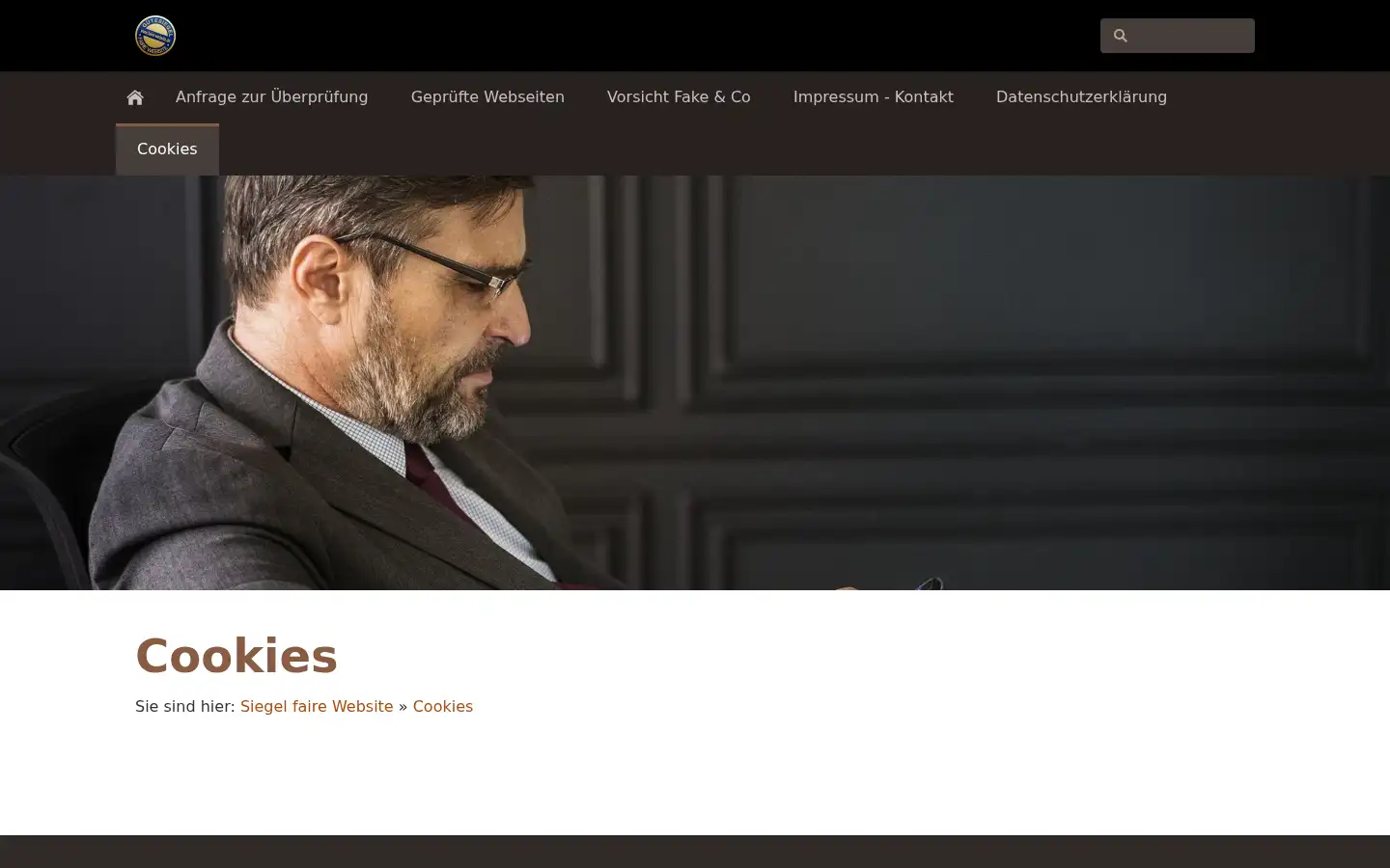 Screenshot of faire-website.de