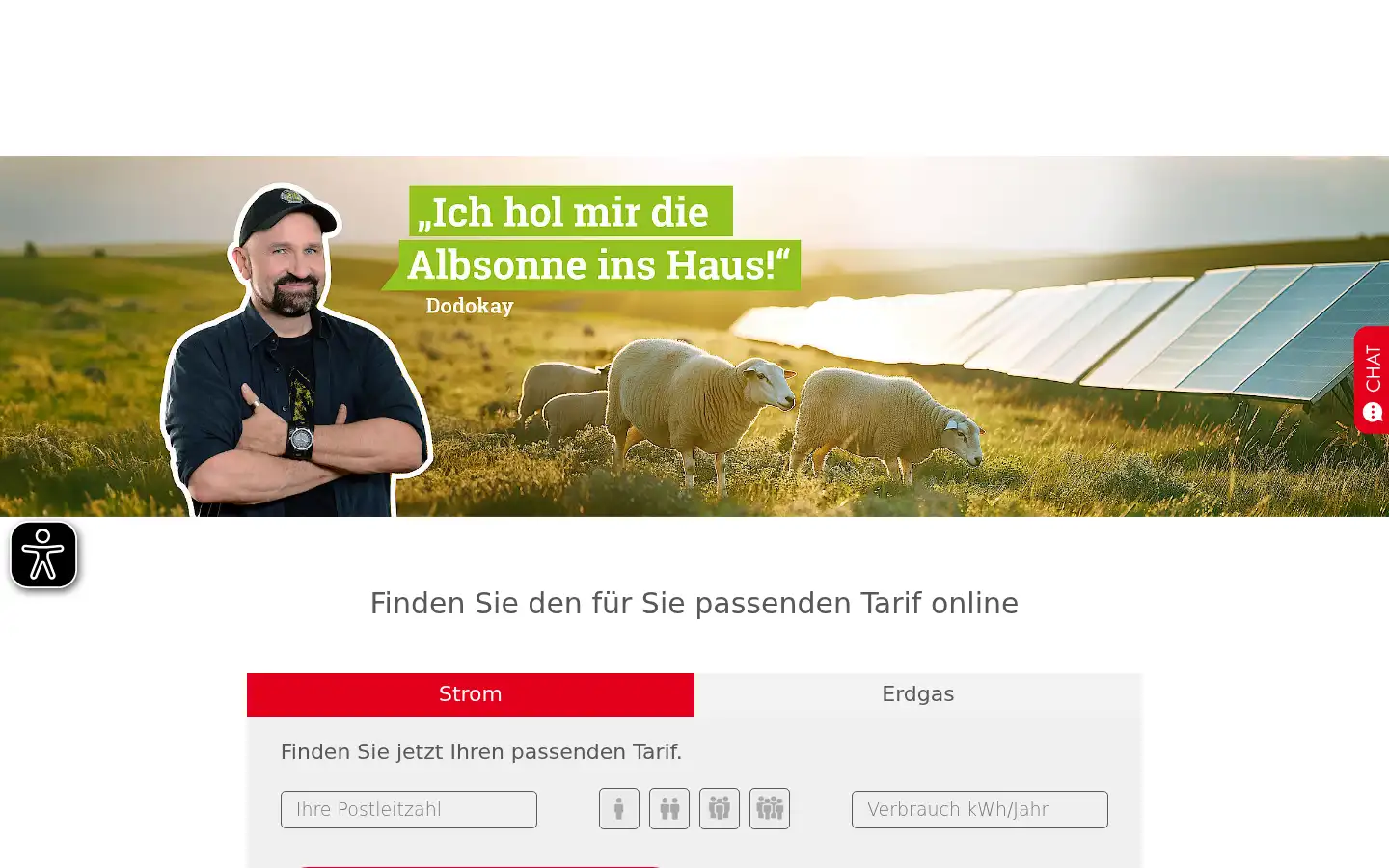 Screenshot of fairenergie.de