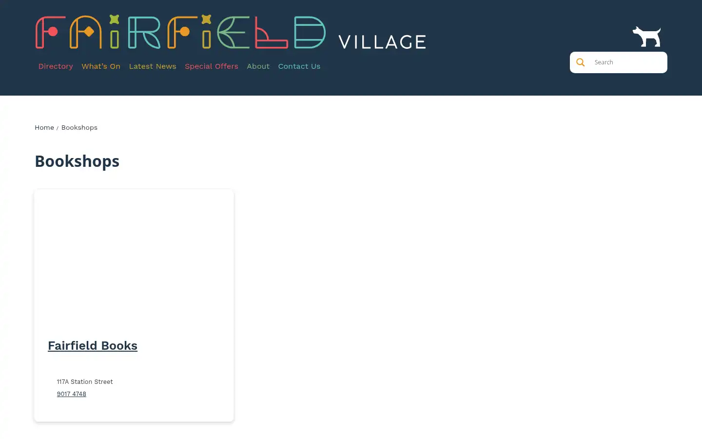 Screenshot of fairfieldvillage.com.au