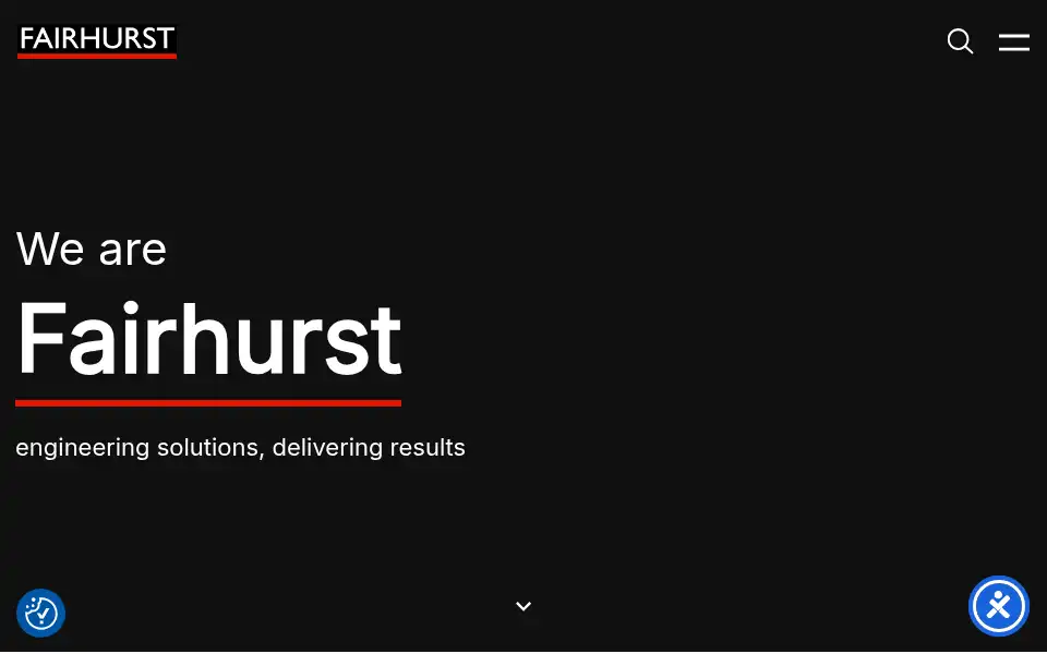 Screenshot of fairhurst.co.uk