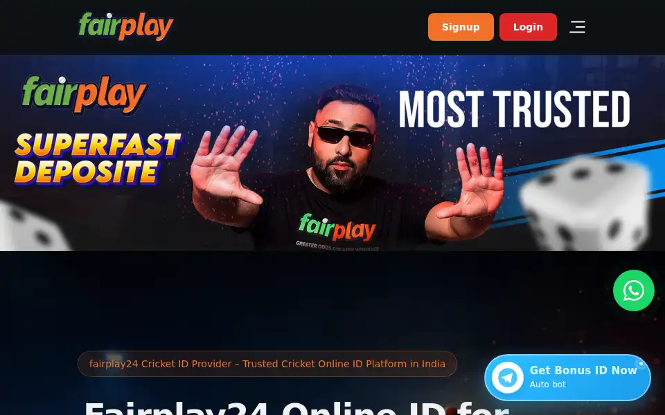 Screenshot of fairplay24.green