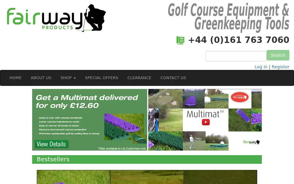 Screenshot of fairwayproductsonline.co.uk