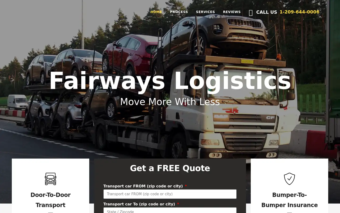 Screenshot of fairwayslogistics.org