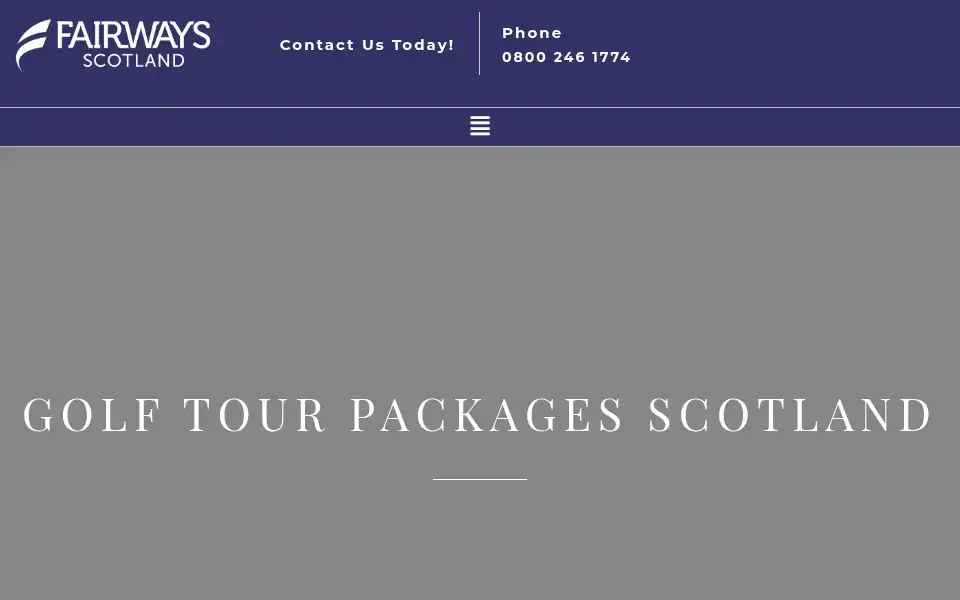 Screenshot of fairwaysscotland.com