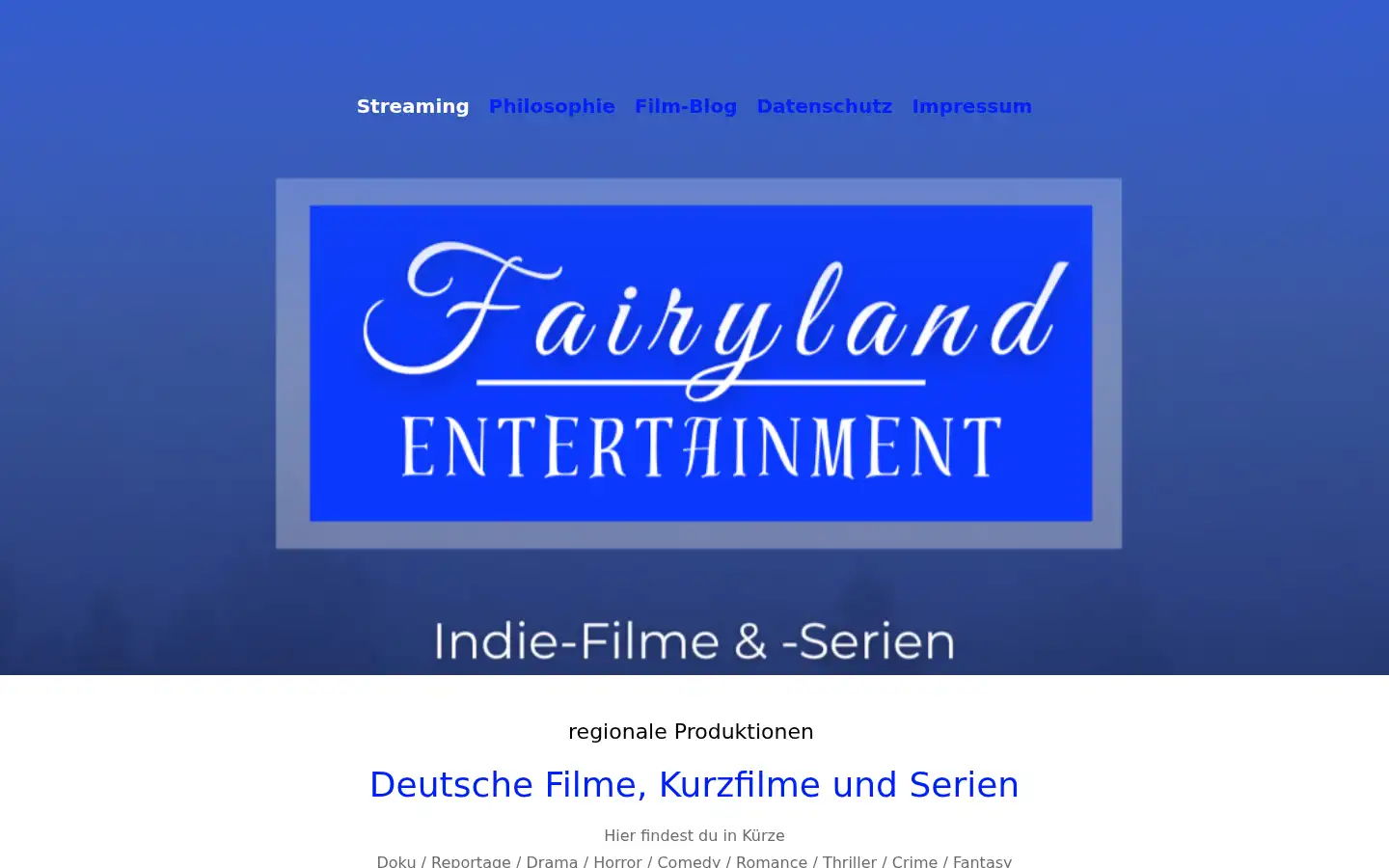 Screenshot of fairyland-media.com