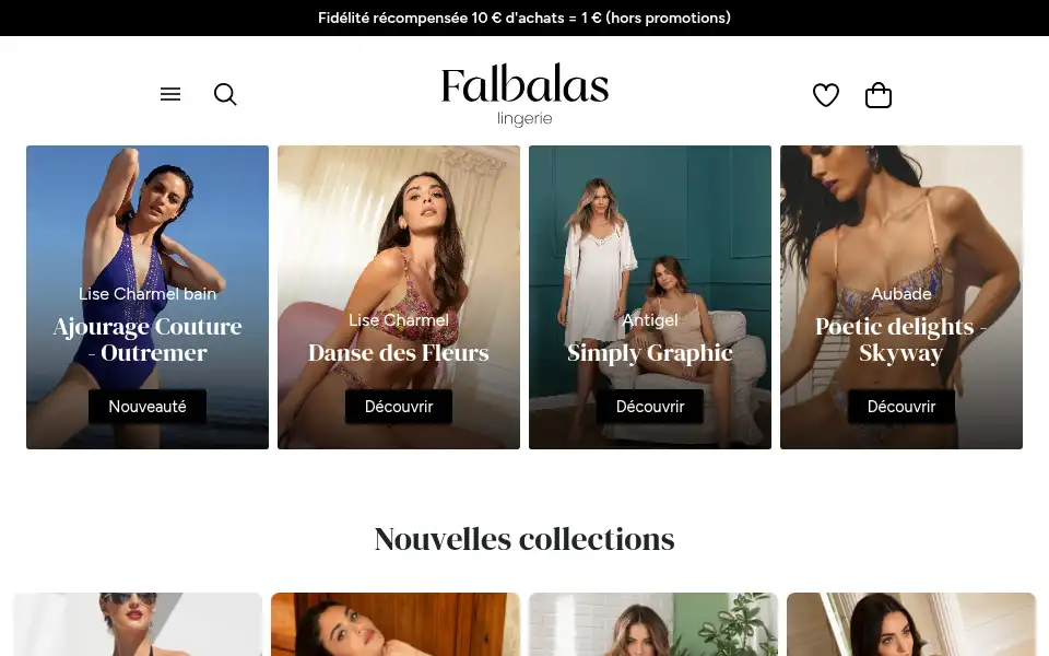 Screenshot of falbalas-lingerie.com