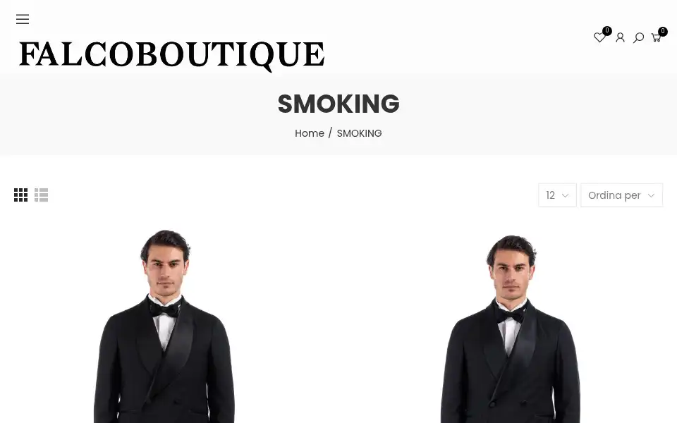 Screenshot of falcoboutique.it