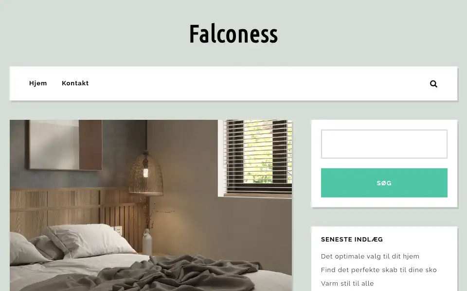 Screenshot of falconess.dk