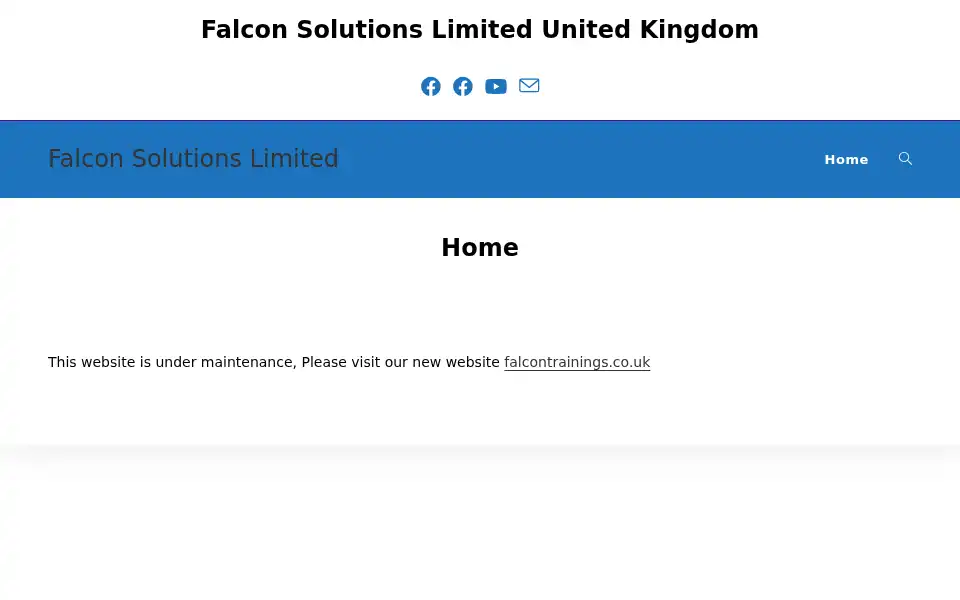 Screenshot of falconsolutionslimited.net