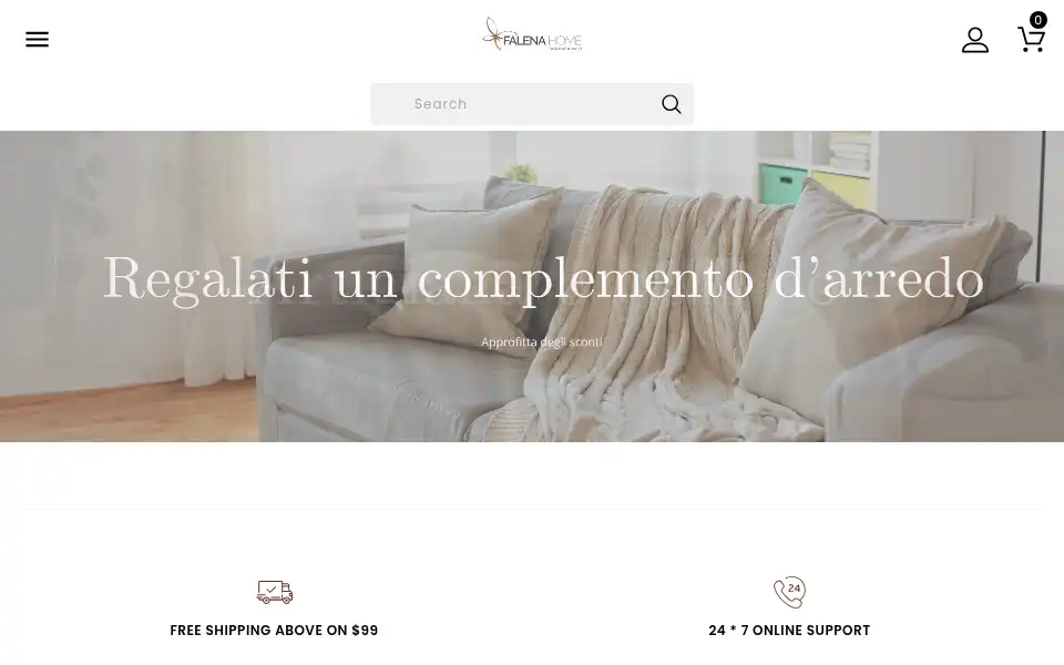 Screenshot of falenahome.it